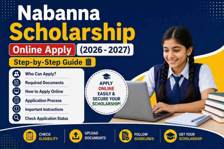 Nabanna Scholarship Online Apply 2026 - 2027