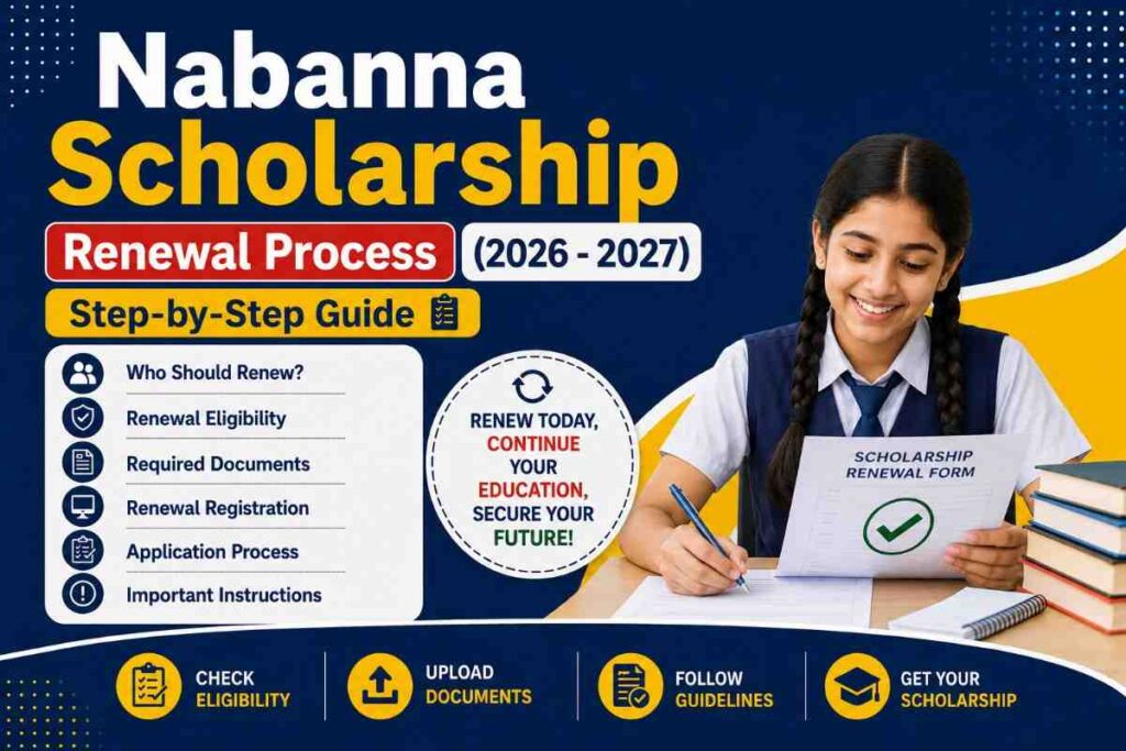 Nabanna Scholarship Renewal Process 2026 - 2027