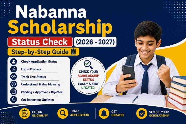 Nabanna Scholarship Status Check 2026 - 2027